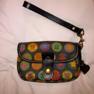 Vintage Donney & Burke Logo Wristlet